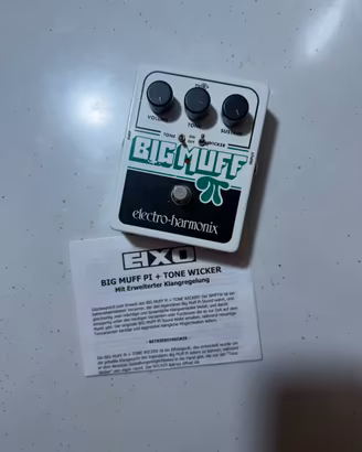 Electro harmonix big muff wicker and tone