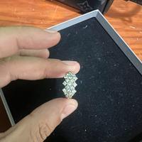 Anello oro bianco  e diamanti