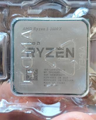 Ryzen 5 3600x + ventola stock
