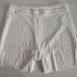 Set intimo donna: 3 coulotte sottoveste bianche ta
