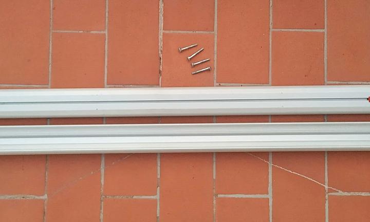 Binari alluminio Peruzzo 120 cm