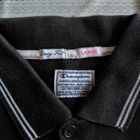 Polo nera uomo Champion 