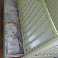 Lettino con cassettone