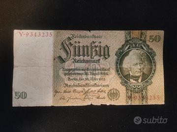 BANCONOTA DEL REICH  1933