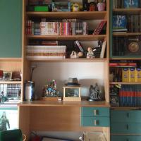 Cameretta doppia completa di libreria