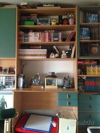 Cameretta doppia completa di libreria