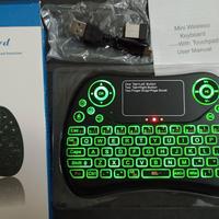 Mini tastiera wireless ricaricabile 7 colori