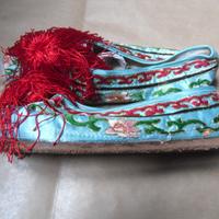 Scarpette opera cinese in seta