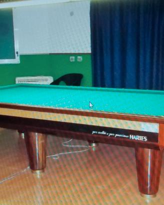 biliardo internazionale senza buche riscaldato