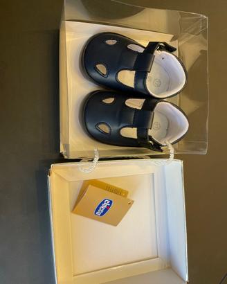Sandali Chicco Norwen Neonato – Blu, Taglia 17