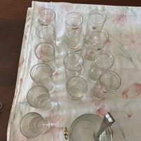 Set bicchieri Vintage in Vetro