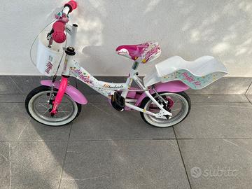 Bici raggio 12 con rotelle