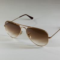 Ray-Ban AVIATOR occhiali sole uomo marrone