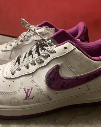 Lotto di 3 paia di scarpe nike air force 1