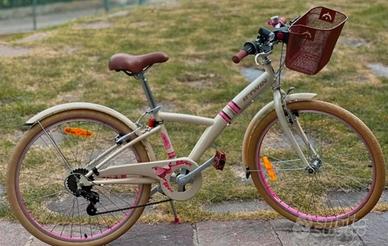 bicicletta 24 btwin cambio 6 marce ragazza