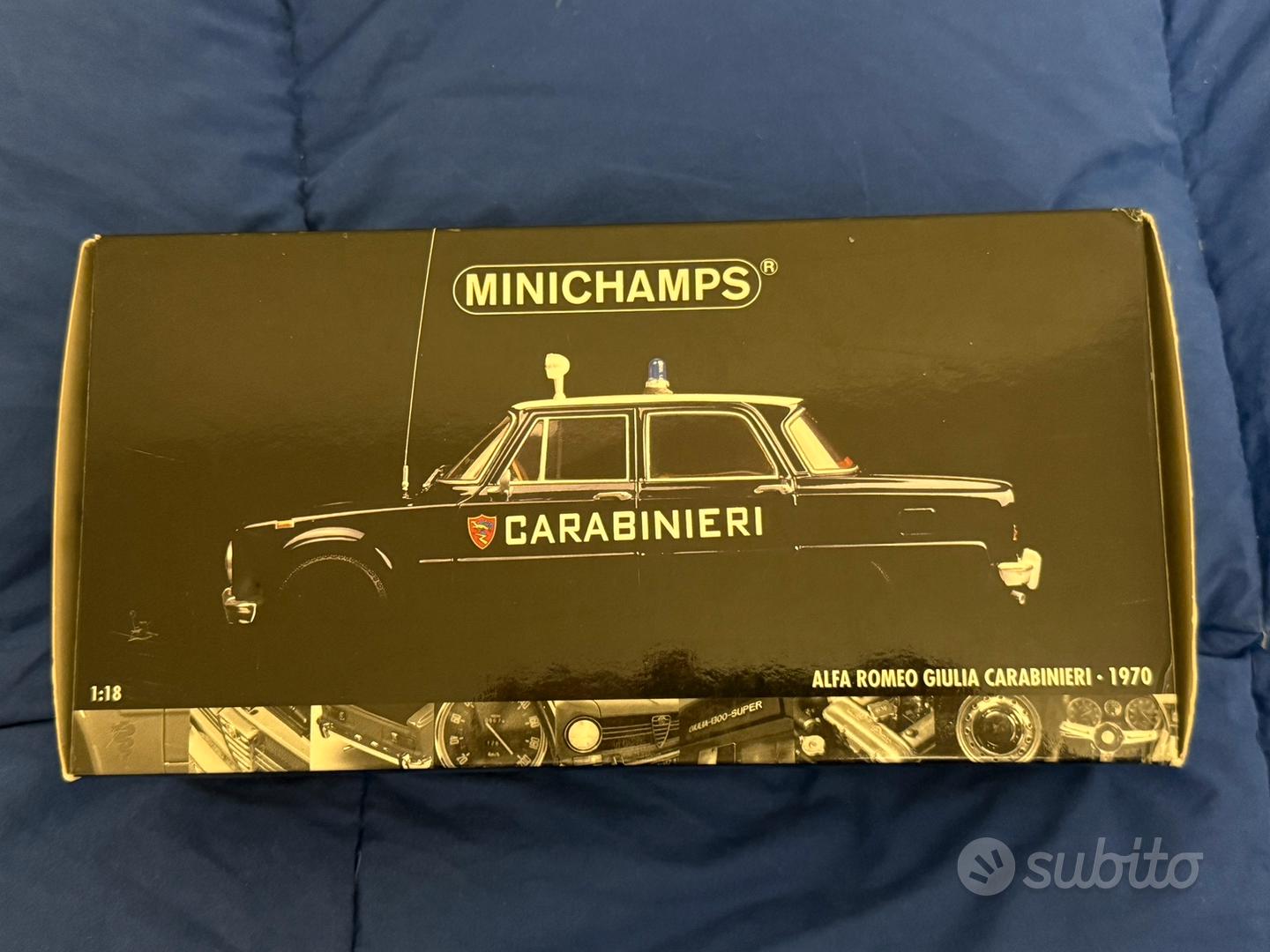 ミニカー MINICHAMPS Alfa Romeo Giulia CARABINIERI MINICHAMPS 183120991 Scale 1/18 | ALFA ROMEO EXCLUSIVE FOR