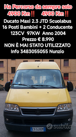 Ducato Maxi Diesel 16+2 Posti a Sedere Km 4.900