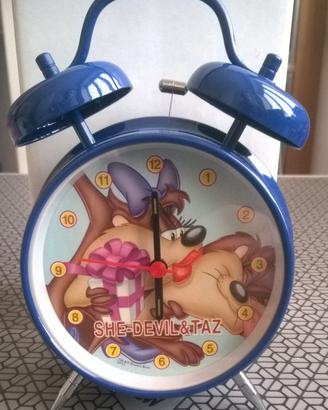 LOONEY TUNES WB - SHE DEVIL & TAZ -SVEGLIA