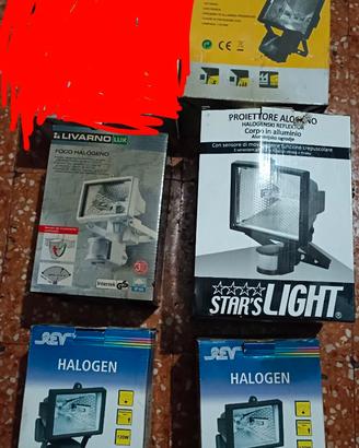faro alogeno con sensore movimento