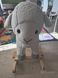 Dondolo a forma di pecora bambini