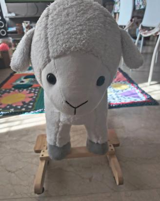 Dondolo a forma di pecora bambini