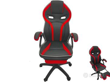Sedia da Gaming ROSSA ECONOMICA