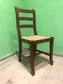 4 sedie in arte povera