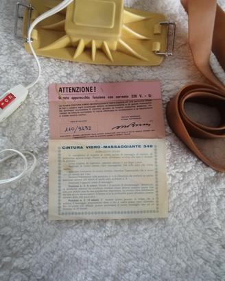 cintura vibro massaggiante vintage