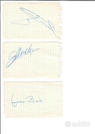 Autografi Gimondi Merckx e altri ciclisti 1970