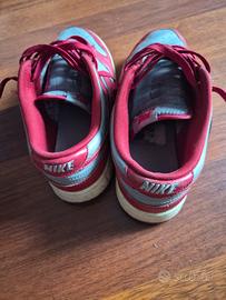 Nike dunk low rosse e bianche 