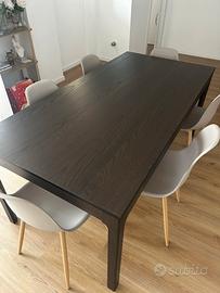 Set tavolo + 6 sedie