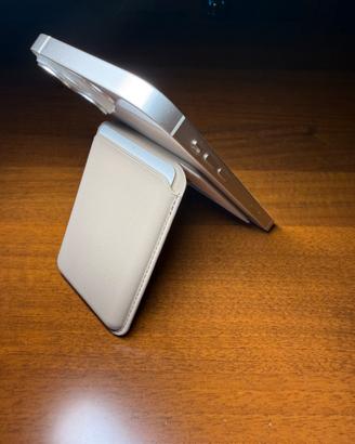 Porta carte magsafe con sostegno a V per iphone