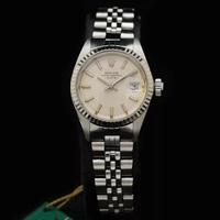 Rolex Oyster Perpetual Date lady white gold bezel