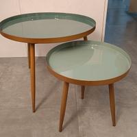 Avril - Tavolini sovrapponibili in metallo Verde