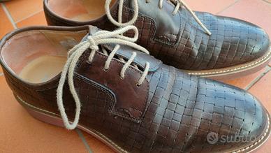 Scarpa uomo derby intrecciata num 41.5