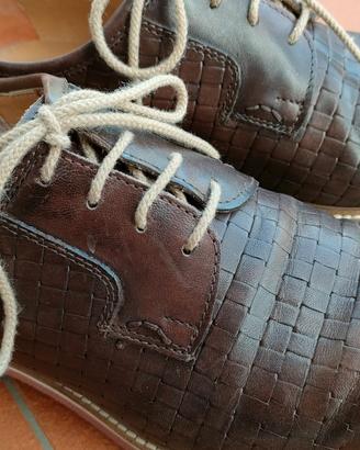 Scarpa uomo derby intrecciata num 41.5