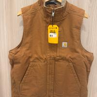 Gilet Carhartt Uomo Senza Maniche Pile Sherpa TG M