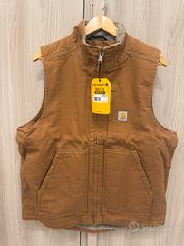 Gilet Carhartt Uomo Senza Maniche Pile Sherpa TG M