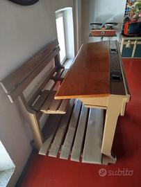 Antico Banco di Scuola Vintage Biposto - Metà '900