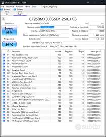 SSD 250GB Crucial MX500 SATA - Upgrade PC/Notebook