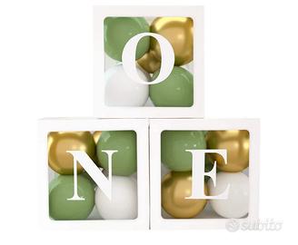 Torta finta + cubi per compleanno di 1 anno