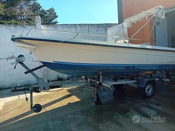 Barca 5 mr. con motore 40 2t