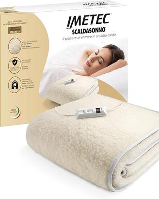 Imetec Scaldasonno Singolo 150x80 cm, Basso Consum