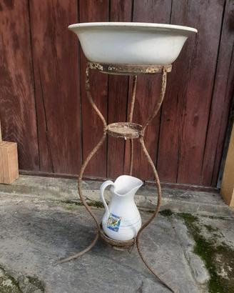 SET TOELETTA CAMERA FINE 800 CON LAVABO E BROCCA