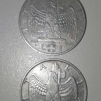 1  lira  acquila 1939  errore  conio  