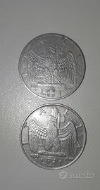 1  lira  acquila 1939  errore  conio  