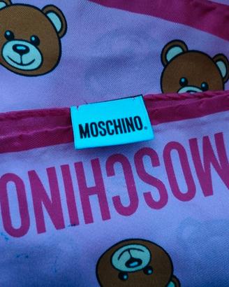 Foulard Moschino® Allover Teddy Bear 100% seta