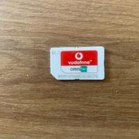 Sim card doppio logo "Vodafone"-"Omnitel"