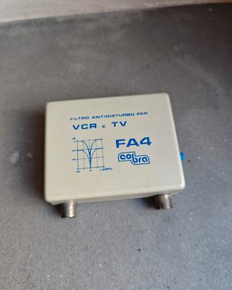 Cobra filtro antidisturbo FA4 per impianti con VCR