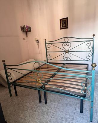 letto in ferro battuto 
